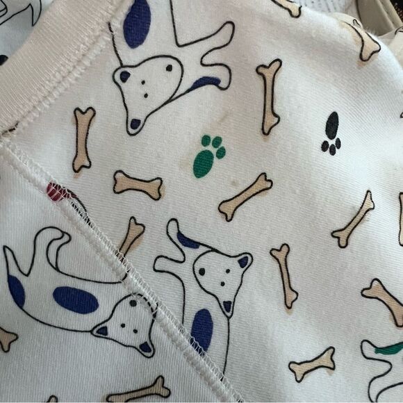 Baxter & Wells Vintage Dog/Bone Print Long Nightgown Size M - Picture 6 of 7